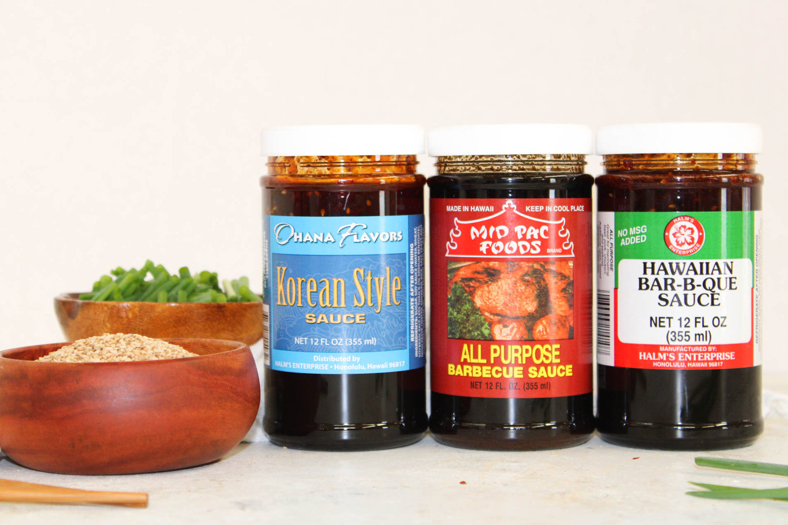 BBQ Favorites Trio - 3 Bottles of 12 oz Sauces